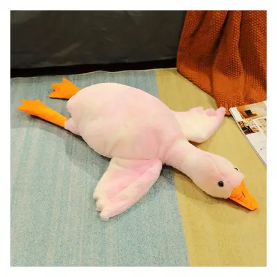 (pink, 190cm) 50-190cm Cute Big White Goose Plush Toy Kawaii Huge Duck Sleep Pillow Cushion Soft