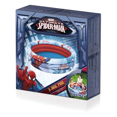 Spider-Man Inflatable Pool - 122x30 cm, 200L, Ages 3+