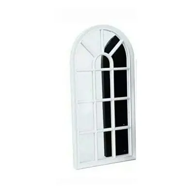 Deenz Window Style 70cm Mirror Living Room Decoration Hallway Home Panel Wall Glass (White)