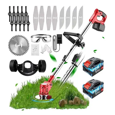 Metal Blade Cordless Strimmer 21v Grass Trimmers