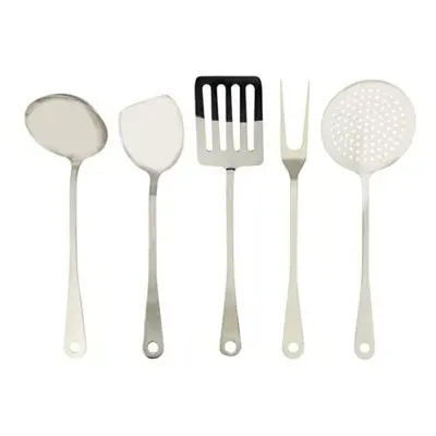 Alessi | AJM19S5 - Design Kitchen Serving Spoon Set in 18/10 Stainless Steel, pieces