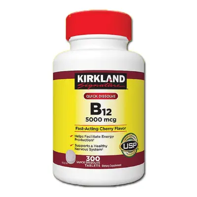 Kirkland Signature Quick Dissolve B12 mcg, Tablets (Vitamin B-12)