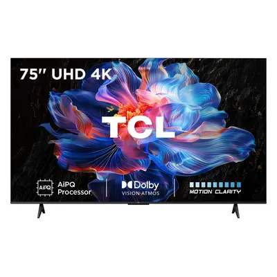 TCL V6C 75" 4K Ultra HD Smart Google TV [2025] â Immersive, Crystal-Clear Entertainment