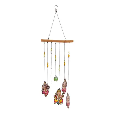 (A) Wind Chime Wooden Creative Alloy Sheet 60cm Printing