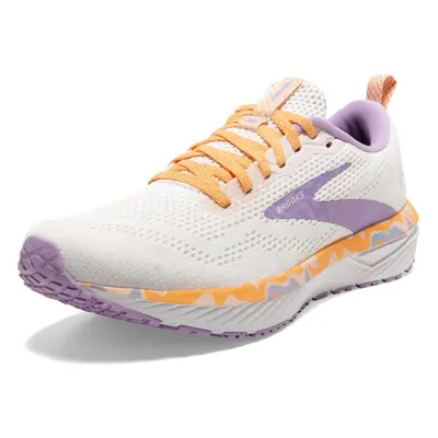 Brooks Womens Revel Neutral Running Shoe - White/Vista/Lavendula - 9.5 Medium