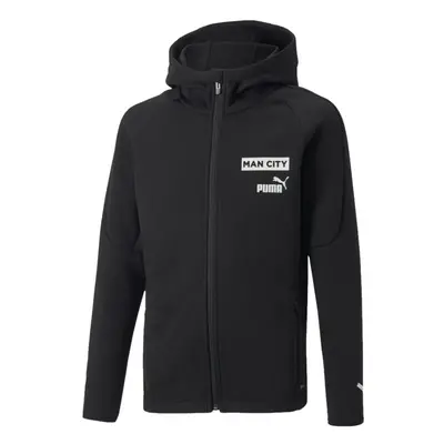 (MB) Man City Casuals Hoody Jacket (Black) - Kids