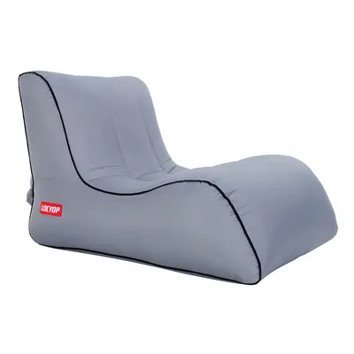 (Grey, 100x80x70cm) Camping Inflatable Armchair Air Sofa Chair Beach Inflatable Couch Beach Infl