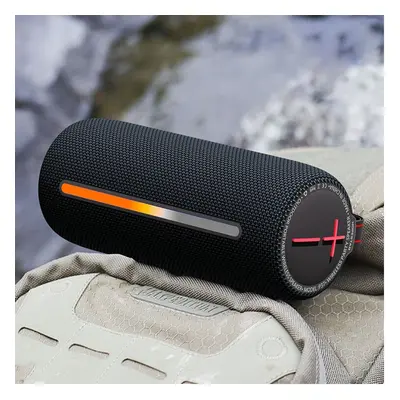 HOPESTAR P37 Outdoor Portable RGB Light Waterproof Wireless Bluetooth Speaker(Black)