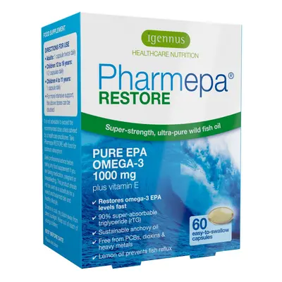 Pharmepa RESTORE - mg pure EPA Omega-3 from Wild Fish Oil, 1-month supply â Capsules