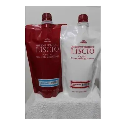 LISCIO Crystal Cream Straighteners & Neutralizer - Strong