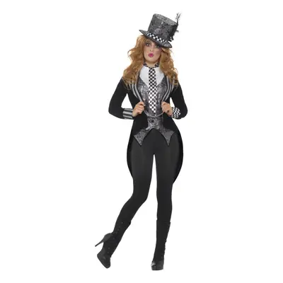 (XS, Black) Smiffys Womens/Ladies Deluxe Dark Miss Hatter Costume Set