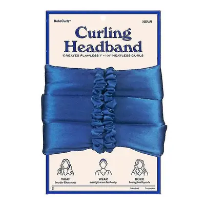 (Navy blue) Robecurls,heatless Hair Curler Heatless Curls Headband