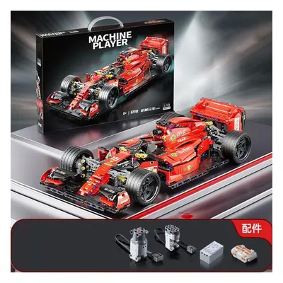 (Remote control-1380Pcs) High-tech 1380pcs Formula F1 50cm Supercar Model Building Block Gift Fo