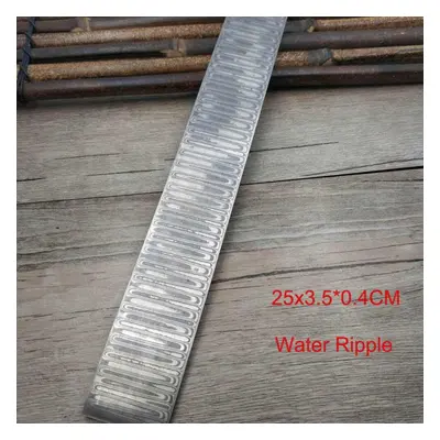 (Water(25x3.5x0.4CM)) / Cm Vg10 High Hardness Rose Sandwich Pattern Damascus Steel Raw Material 