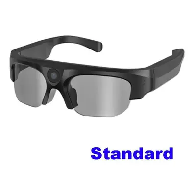 (as the picture, Black Standard) Smart Fashion 2k/4k Hd Action Camera Glasses Video Recording Ou