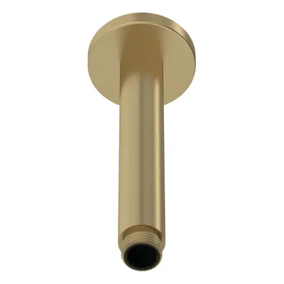 Round Ceiling Mount Shower Arm 150mm - Brushed Brass