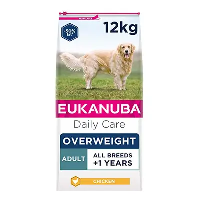 Eukanuba Overweight and Sterilised Low Fat Complete Dry Dog Food for Adult Dogs with Chicken kg