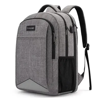 (grey, 15.6 Inch) Lumesner Laptop Backpack,water Resistant Anti Theft Travel Laptop Travel Backp