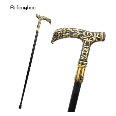 Golden Black Eagle Handle Pattern Walking Stick Party Fashion Elegant Walking Stick Decorative C