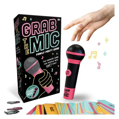 Exciting Grab The Mic - The Family Karaoke Game 8+ Year Olds, Players - Board Game For Bad Singe