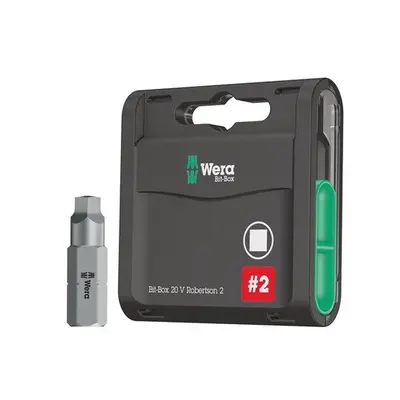 Wera WER057790 Bit-Box H Extra Hard Bits Robertson Sqaure x 25mm Piece