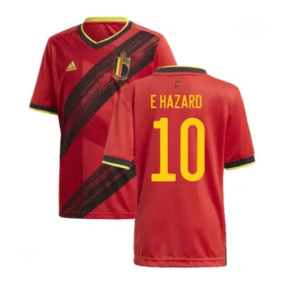 (SB) Belgium Home Adidas Football Shirt (Kids) (E HAZARD 10)