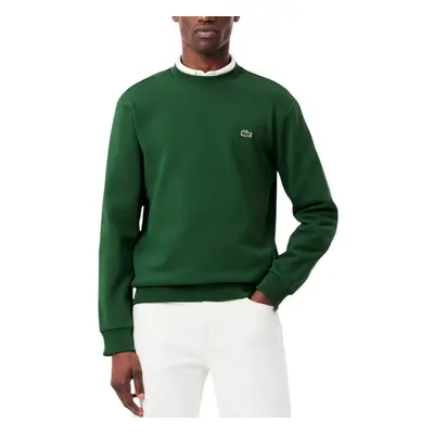 (Green, S) Lacoste Mens Fleece Sweatshirt Knitted Jumper