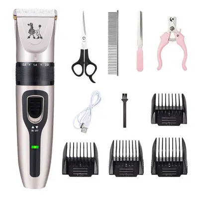 C-350 Rechargeable Pet Dog Cat Grooming Clippers Hair Trimmer Groomer Shaver Quiet Clipper