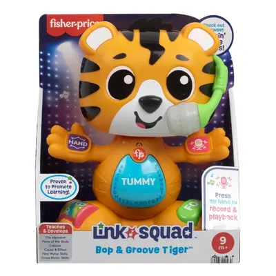 Fisher Price Link Squad Bop & Grooze Tiger With Lights And Sounds