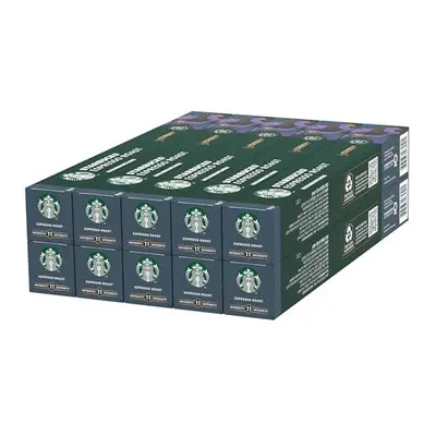 STARBUCKS Espresso Roast by Nespresso, Dark Roast, Coffee Capsules x (100 Capsules)