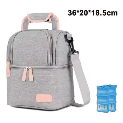 Breast Milk Baby Bottle Cooler Bag/Waterproof Baby Milk Bag Freezer/Mommy Travel Backpack/Portab