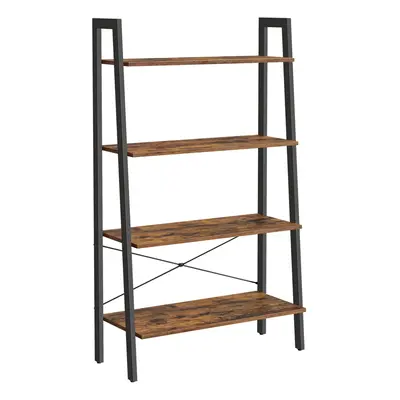 VASAGLE Ladder Shelf, 4-Tier Bookshelf, Bookcase, for Living Room, Bedroom, Kitchen, Home Office