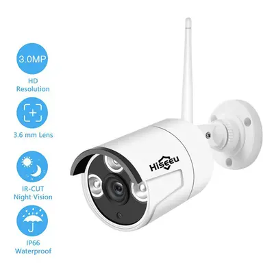 (white) 3.0mp Ip Camera Security Camera Surveillance System Intelligent Motion Detection And Ale