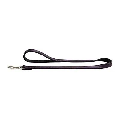 Linum Split-Leather Lead Rope, x cm, Small, Plum/Nappa Black/Purple/Black