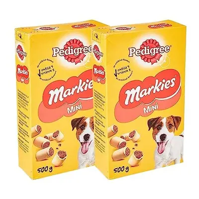 500g Pedigree Markies Mini | Dog Food Treat with Omega To Help Them Keep Fit | Dog Biscuits- No 