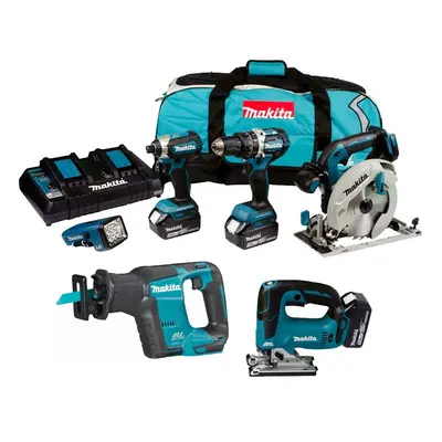 Makita DLX 18v Brushless Piece LXT Multi Tool Kit Cordless Lithium LXT 3x5.0ah