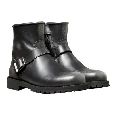 (43) Belstaff Trialmaster Short Leather Boots Black