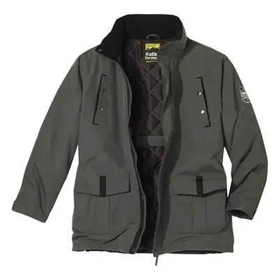 (M, Khaki Green) Atlas For Men Mens Multi Pocket Parka