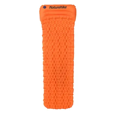 Orange Naturehike Outdoor Inflatable Cushion Sleeping Camping Mat Bag With Pillow