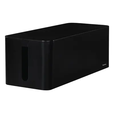 Hama 'Maxi' Cable Box, 15.6 x x cm (W x D x H), with Rubber Feet - Black