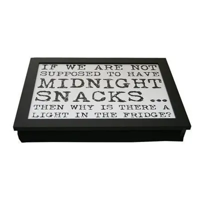 Vintage Quote Lap Tray ~ 43X32 Black Laptray With A Bean Bag Base