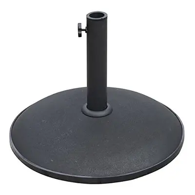 Ram 10kg Concrete Round Umbrella Parasol Base Weight Stand Patio Outdoor Black Diameter 50cm