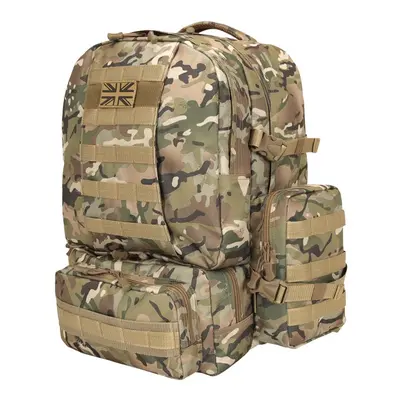 Army Rucksack Military Daysack Backpack Tactical Molle Expedition Multi Camo BTP 50L