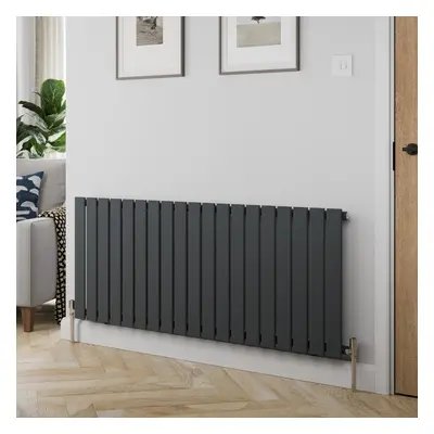 (Anthracite, x 1444mm - Single) Heatsync Steel Central Heating Designer Flat Panel Radiators