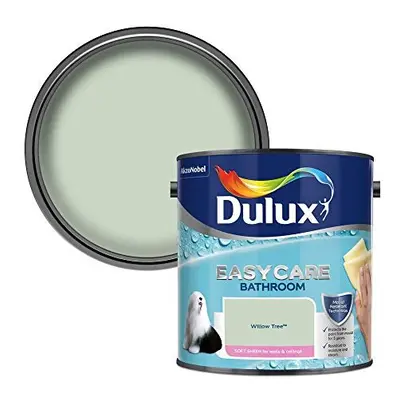 Dulux Easycare Bathroom Soft Sheen Emulsion Paint For Walls And Ceilings - Willow Tree, 2.5 Pack