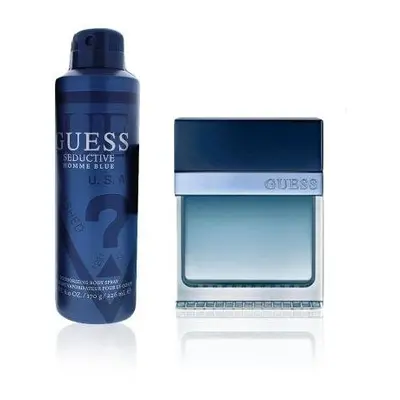 Guess Seductive Homme Blue Pcs Set: 1.7 Eau De Toilette Spray + Oz Deodorant Spray