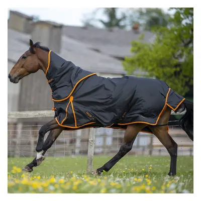 (Navy/Red, 6ft 0) Gallop Equestrian Trojan Dual Turnout Rug & Neck Set