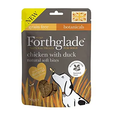 Forthglade National Trust Natural Dog Treats - Grain Free Soft Bites Chicken with Duck (8 x 90g)