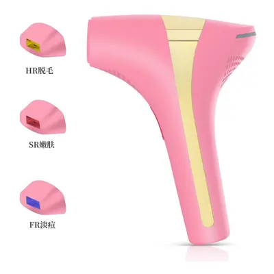 (pink, EU) In Multifunctional Ipl Laser Hair Removal Device Acne Marks Remover Ice Cooling Painl