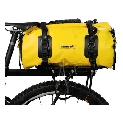 (Yellow) 20L Waterproof Duffel Bag Multifunctional Cycling Bicycle Rear Seat Trunk Bag Bike Rack